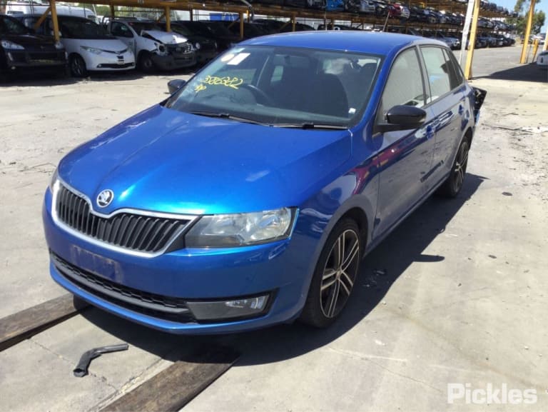 2016 SKODA RAPID HEAD UNIT, MULTIMEDIA (1X SD), NH, 05/14-02/17 5Q0035840A RADIO CD DVD SAT TV