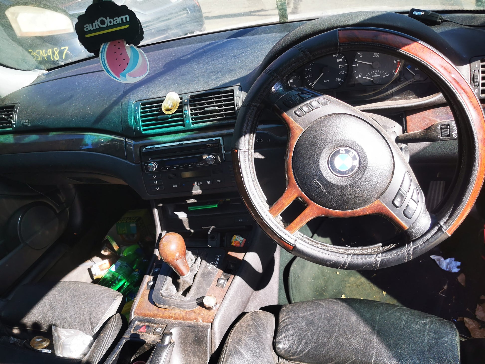 2002 BMW 3 SERIES RIGHT REAR DOOR LOCK, E46, SEDAN, LATE TYPE, 09/00-07/06  DOOR BOOT GATE LOCK
