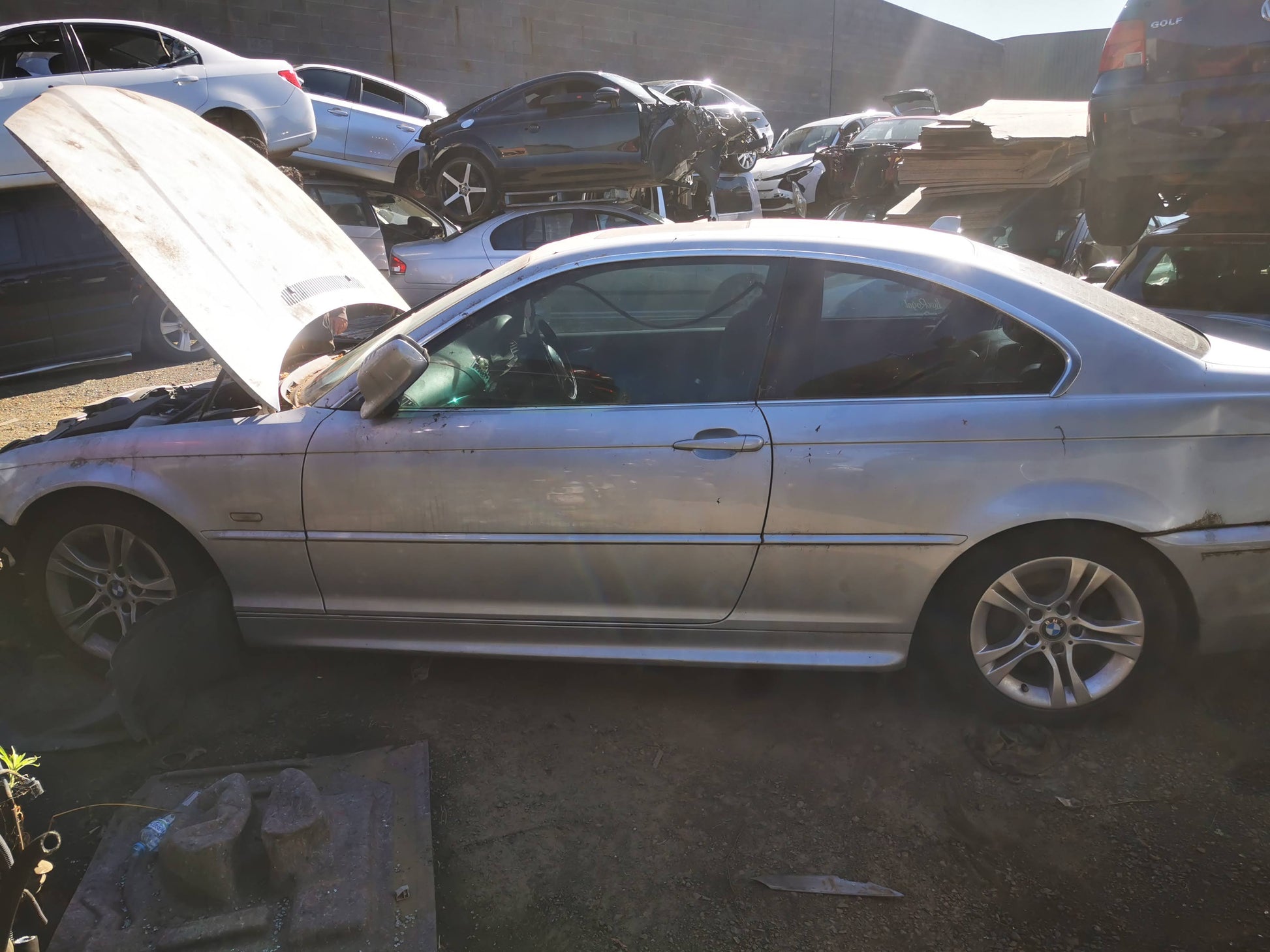 2002 BMW 3 SERIES RIGHT REAR DOOR LOCK, E46, SEDAN, LATE TYPE, 09/00-07/06  DOOR BOOT GATE LOCK