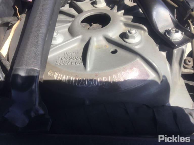 2007 BMW 6 SERIES E63, COUPE, 05/04-06/07 63127165977 LEFT HEADLAMP