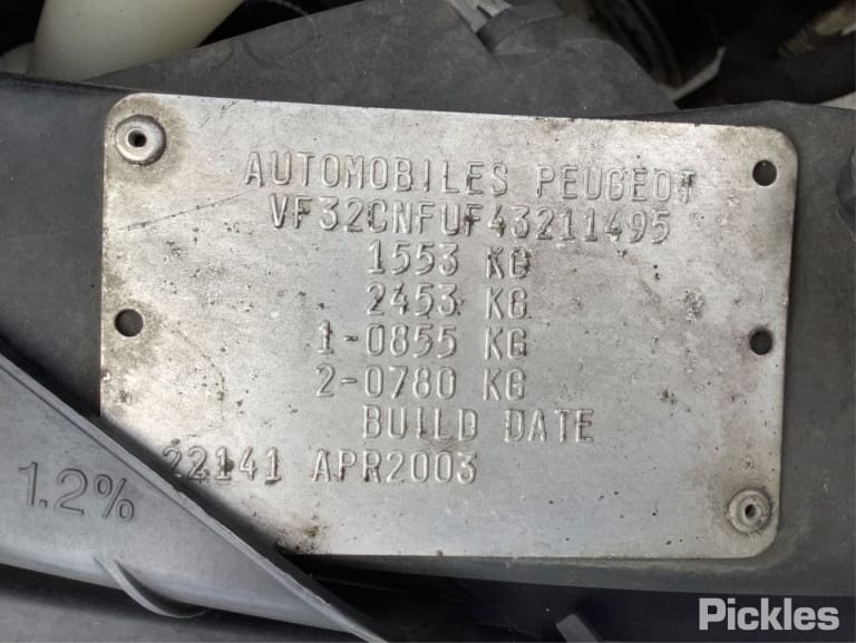 2003 PEUGEOT 206 1.6, VALEO BRAND, T1, 10/99-11/07 5802C9 STARTER