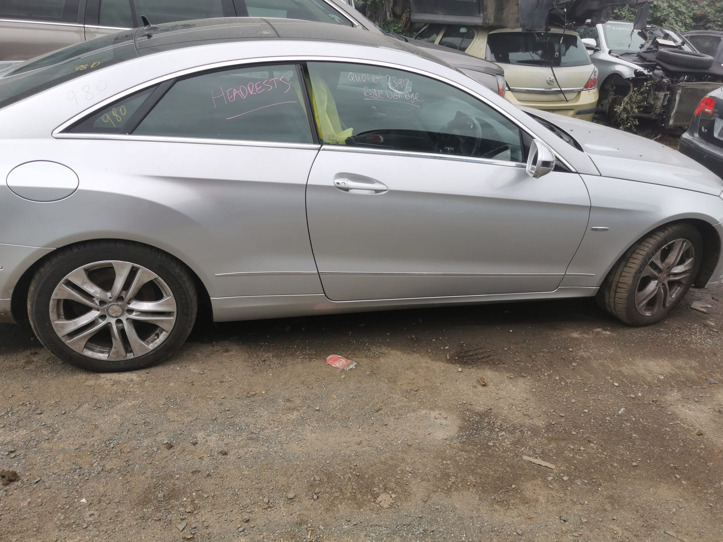 2009 MERCEDES E CLASS RH FRONT (MASTER SWITCH), COUPE, C207, 07/09- A2128208210 PWR DR WIND SWITCH