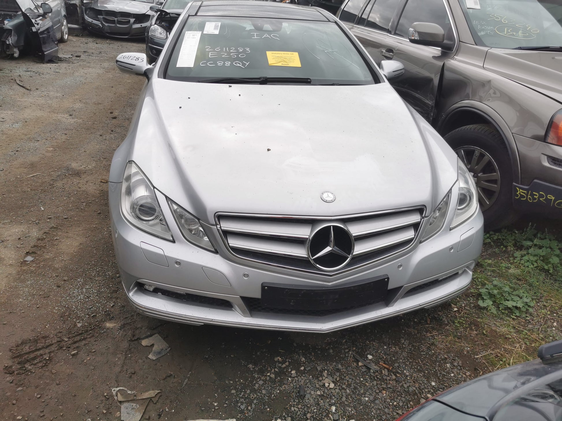 2009 MERCEDES E CLASS C207/A207, COUPE/CABRIO, 07/09- A2043300625 RIGHT FRONT HUB ASSEMBLY