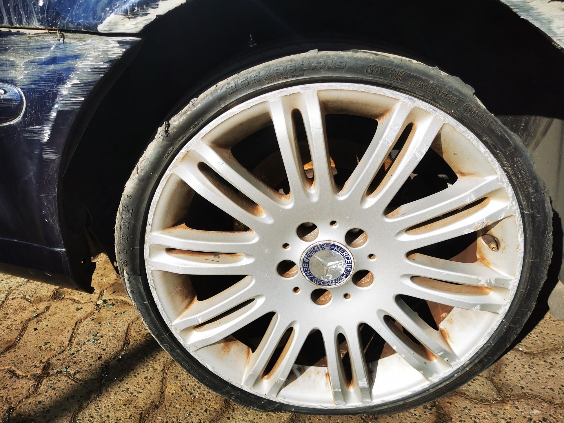 2008 MERCEDES E CLASS STEERING WHEEL, W211/S211, 08/02-12/09 A2194603103,YA3U9H3NBRR RIGHT AIRBAG