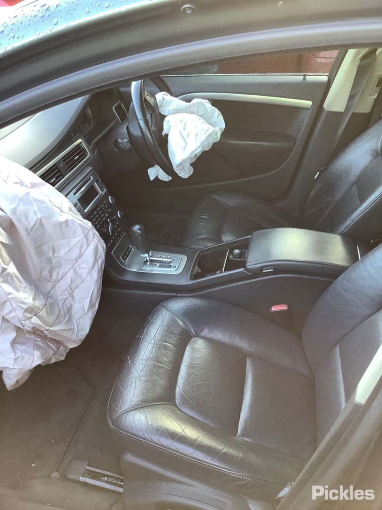 2008 VOLVO S80 AS, 01/07-12/16 8250517/31264861 AIRBAG MODULE SENSOR