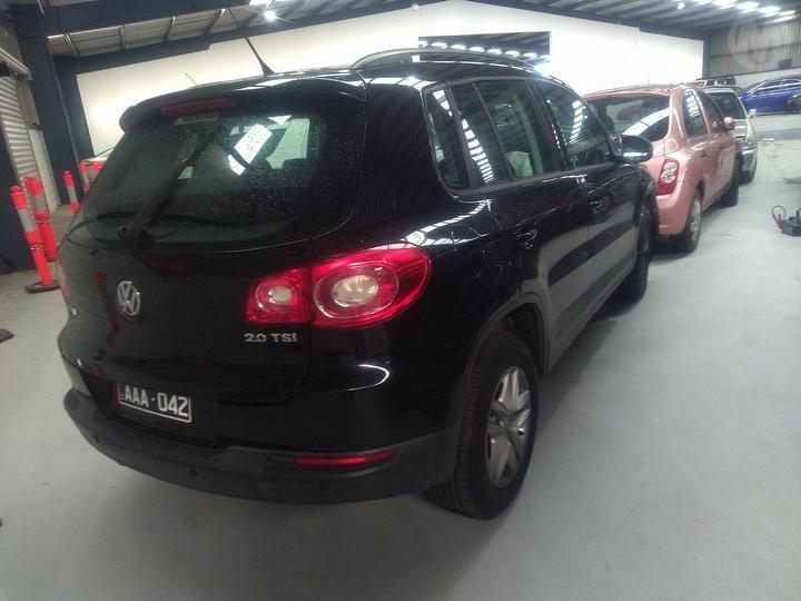 2009 VOLKSWAGEN TIGUAN 5N, 05/08-08/16 5N0845026 RIGHT REAR DOOR WINDOW