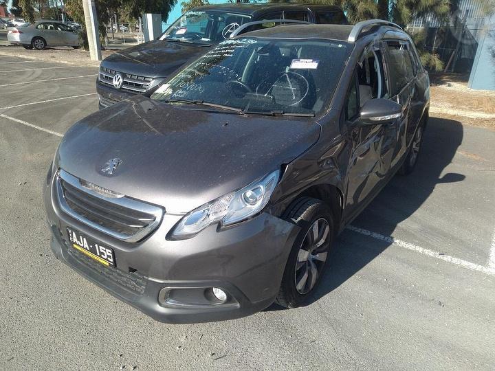 2016 PEUGEOT 2008 A94, BUMPER BAR (2 PIECE), NON PARK SENSOR TYPE, 10/13-12/16 1610143980 FRONT BUMPER
