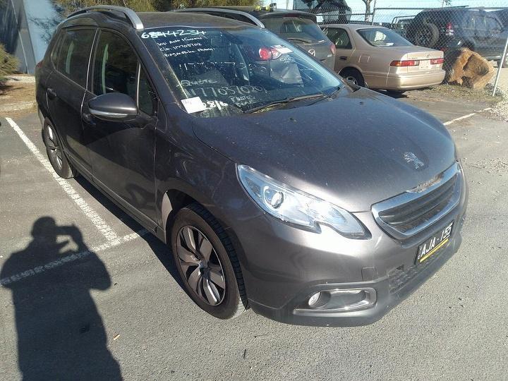 2016 PEUGEOT 2008 A94, PAIR, 10/13-12/18 16125937PR  16079196PR SUNVISOR