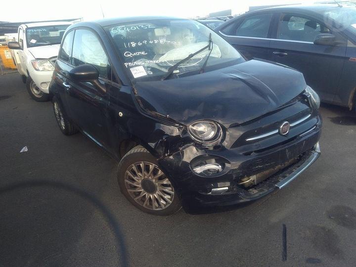 2018 FIAT 500 ELECT ADJ, HEATED, COLOUR CODED TYPE, 10/15- 735655737 RIGHT DOOR MIRROR