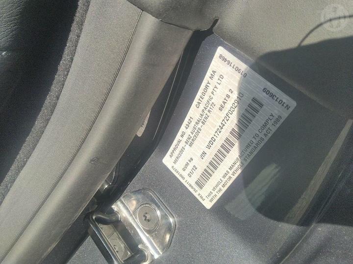 2012 MERCEDES SLK DOOR ECU, RH SIDE, R172, 07/11-01/16 A1729002501 ECU