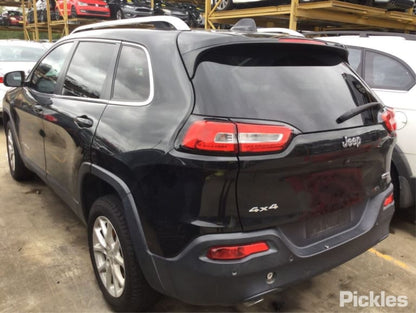 2014 JEEP CHEROKEE KL, TRAILHAWK, BLACK, NON BLIND SPOT TYPE, 02/14-03/18 1VF48AXRAD RIGHT DOOR MIRROR