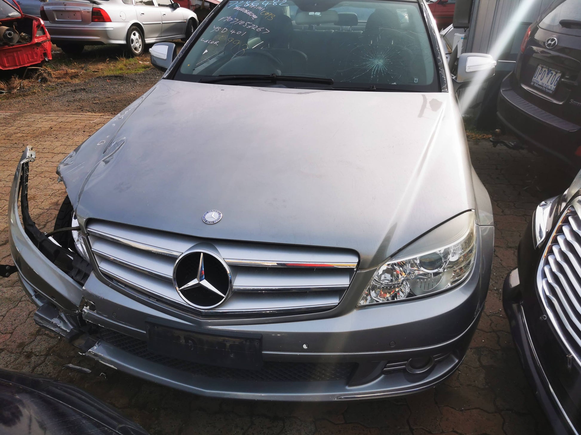 2008 MERCEDES C CLASS DASH RADIO CONTROL/HEAD UNIT, SINGLE DISC CD PLAYER, NON SAT NAV TYPE, W204/S204,07/07-05/11 A2048700296 RADIO CD DVD SAT TV