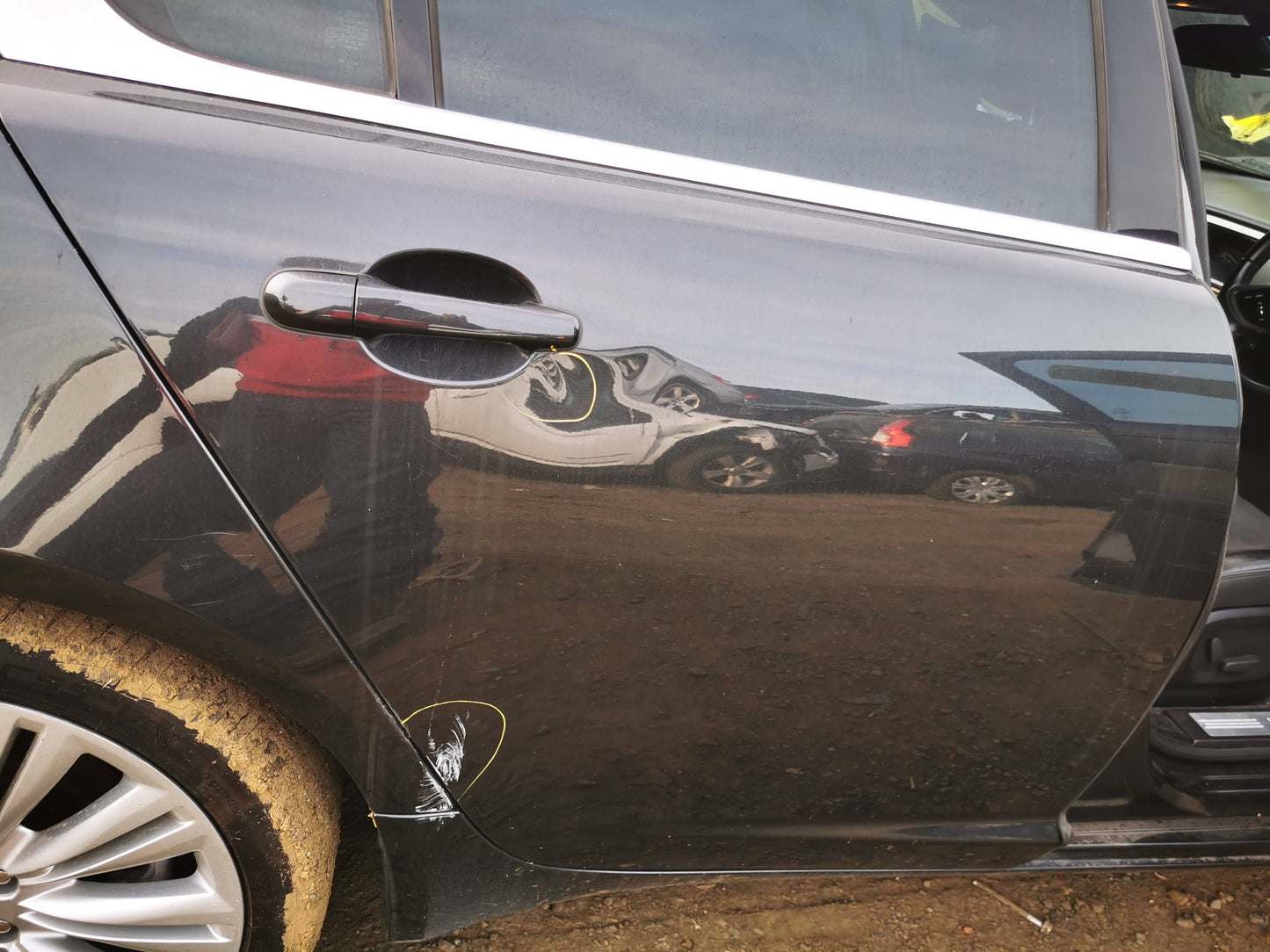 2013 JAGUAR XF LH REAR DOOR LOCK, NON KEYLESS TYPE, X250, 06/08-05/15 C2Z11456 DOOR BOOT GATE LOCK