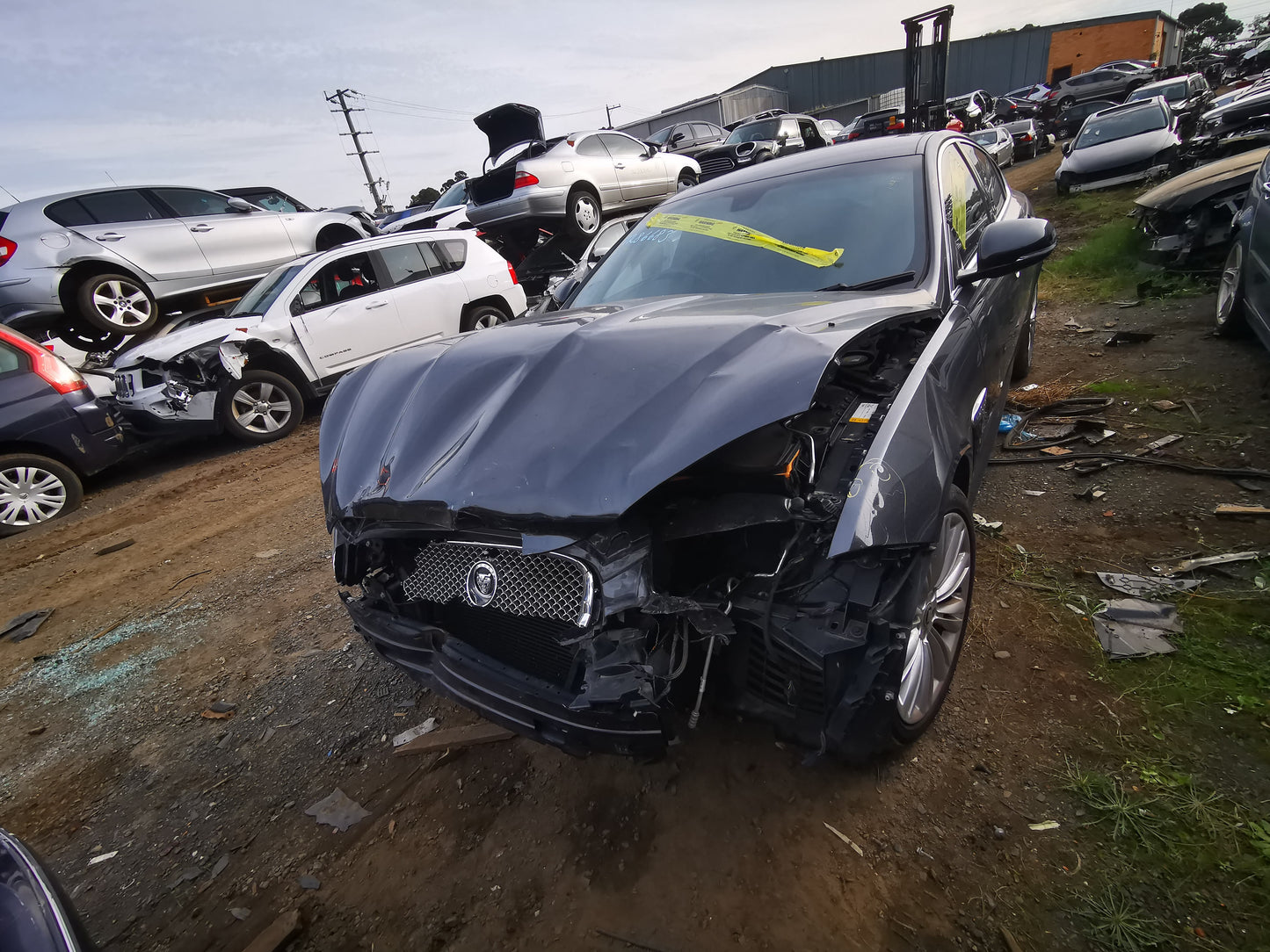 2013 JAGUAR XF LH REAR DOOR LOCK, NON KEYLESS TYPE, X250, 06/08-05/15 C2Z11456 DOOR BOOT GATE LOCK