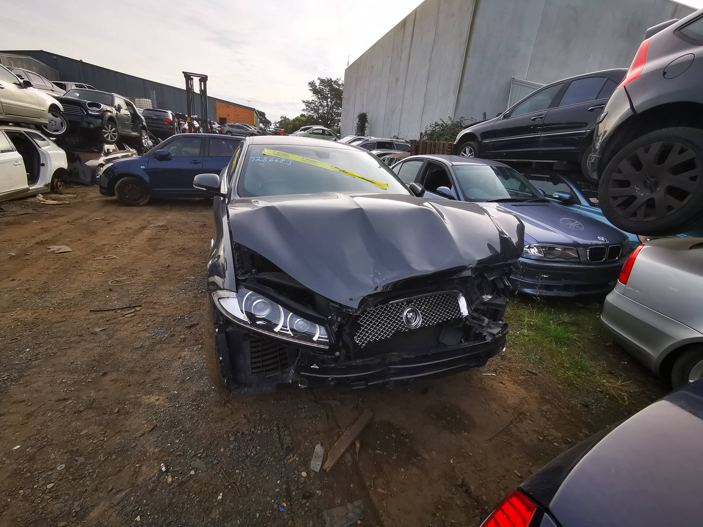 2013 JAGUAR XF LH REAR DOOR LOCK, NON KEYLESS TYPE, X250, 06/08-05/15 C2Z11456 DOOR BOOT GATE LOCK