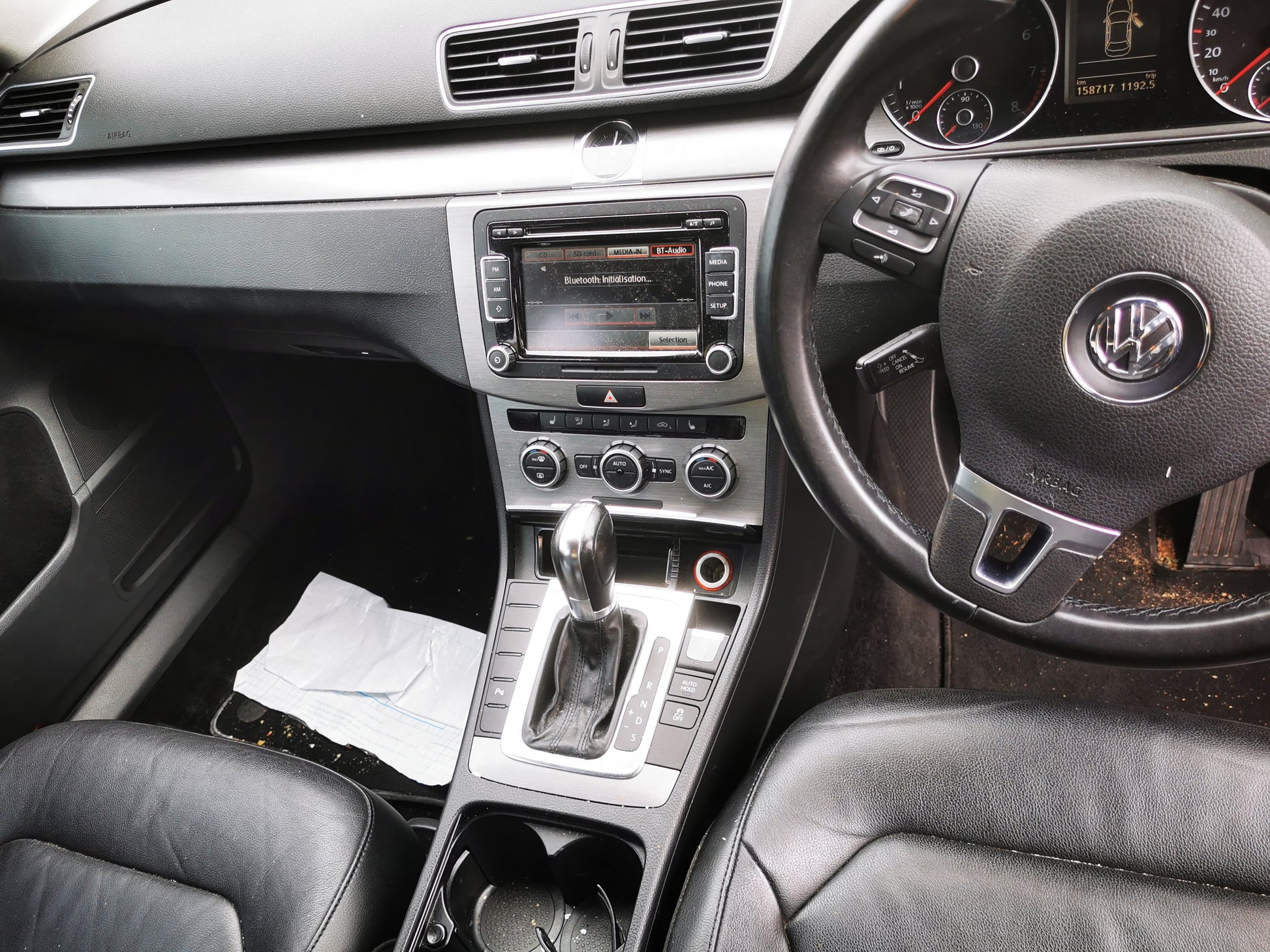 2012 VOLKSWAGEN PASSAT 3C/MK6 B7, SEDAN/WAGON, 09/10-05/15 3AA837461B LEFT FRONT WINDOW REG MOTOR