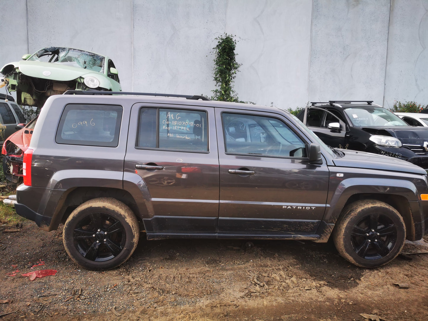 2014 JEEP PATRIOT RIGHT REAR DOOR LOCK, MK, 05/11-12/16  DOOR BOOT GATE LOCK
