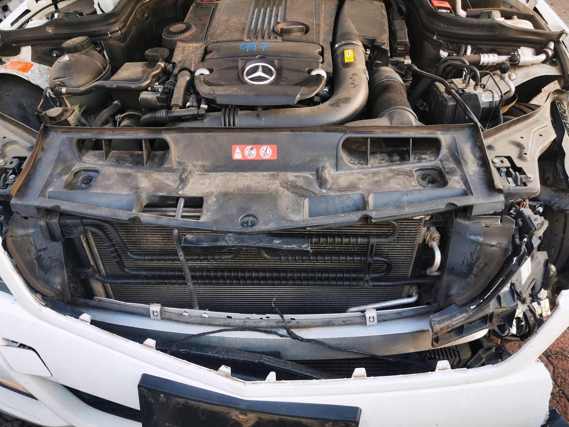 2013 MERCEDES C CLASS LH FRONT, SEAT BELT ONLY, W204/S204, SEDAN/WAGON, 05/11-07/14  SEAT BELT STALK