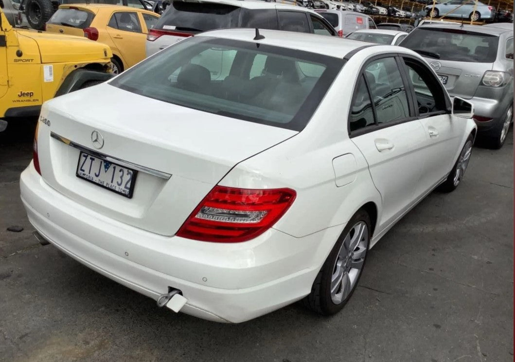 2013 MERCEDES C CLASS LH FRONT, SEAT BELT ONLY, W204/S204, SEDAN/WAGON, 05/11-07/14  SEAT BELT STALK