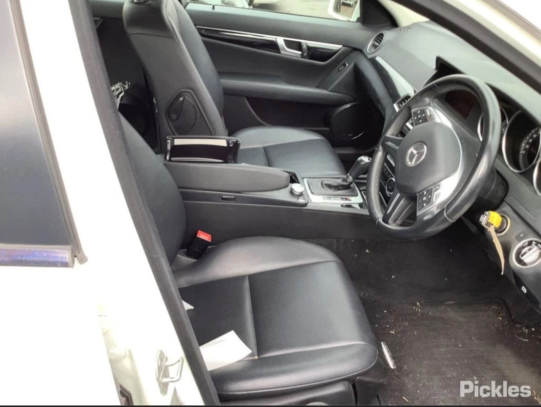 2013 MERCEDES C CLASS LH FRONT, SEAT BELT ONLY, W204/S204, SEDAN/WAGON, 05/11-07/14  SEAT BELT STALK