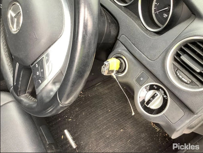 2013 MERCEDES C CLASS LH FRONT, SEAT BELT ONLY, W204/S204, SEDAN/WAGON, 05/11-07/14  SEAT BELT STALK
