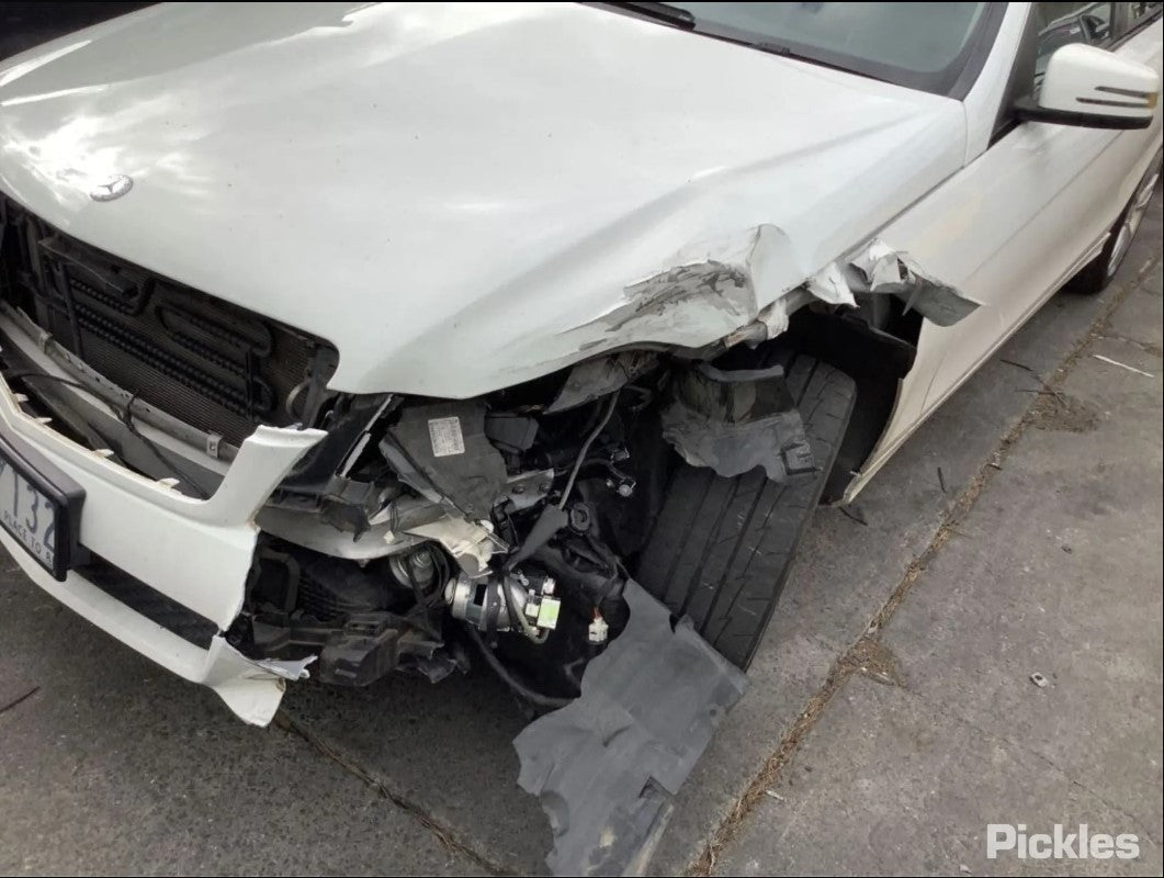2013 MERCEDES C CLASS LH FRONT, SEAT BELT ONLY, W204/S204, SEDAN/WAGON, 05/11-07/14  SEAT BELT STALK