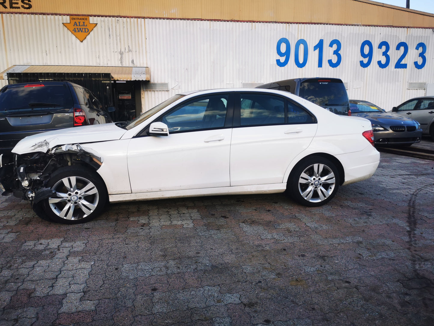 2013 MERCEDES C CLASS LH FRONT, SEAT BELT ONLY, W204/S204, SEDAN/WAGON, 05/11-07/14  SEAT BELT STALK