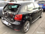 2015 VOLKSWAGEN POLO 6R, NON GTI TYPE, 05/10-09/17 6C0407256A RIGHT FRONT HUB ASSEMBLY