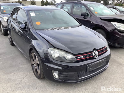 2011 VOLKSWAGEN GOLF GEN 6, LH SIDE, HATCH/WAGON, BLACK, 12/08-03/13  SUNVISOR
