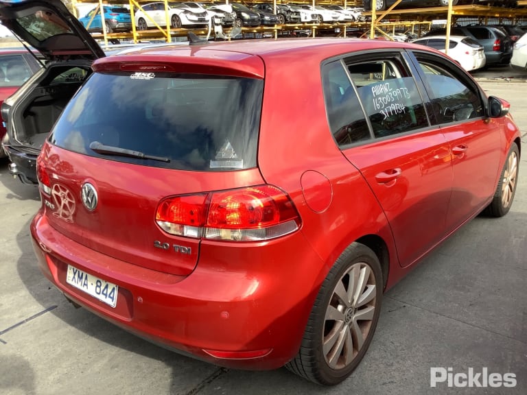 2010 VOLKSWAGEN GOLF RIGHT REAR DOOR LOCK, GEN 6, HATCH, 10/08-03/13  DOOR BOOT GATE LOCK