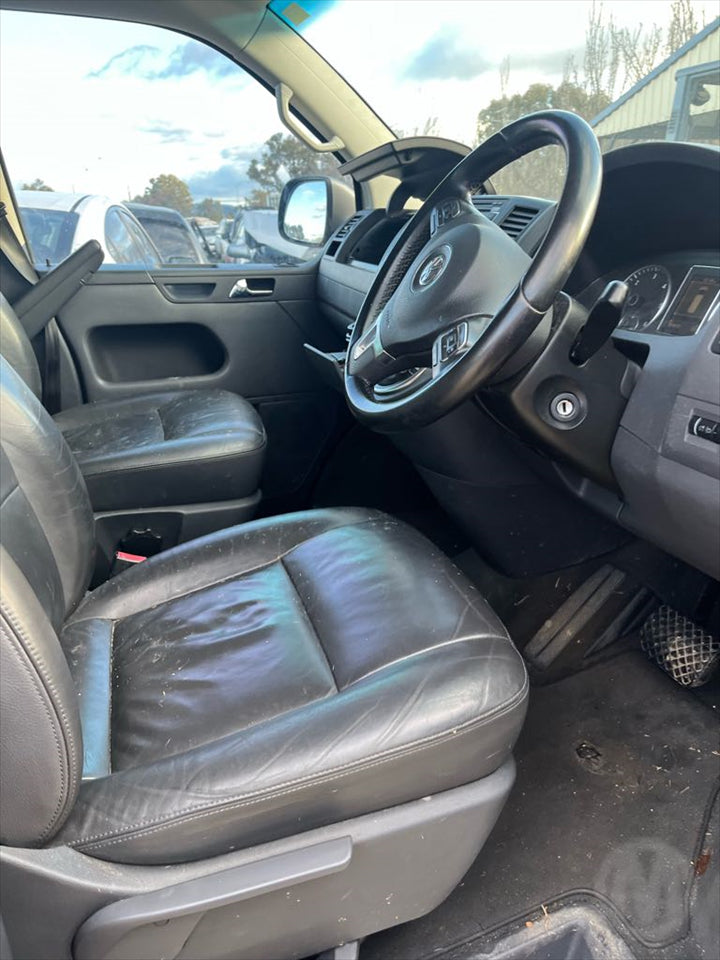 2010 VOLKSWAGEN TRANSPORTER LEATHER, T5, 03/10-06/15 7E0419091H STEERING WHEEL