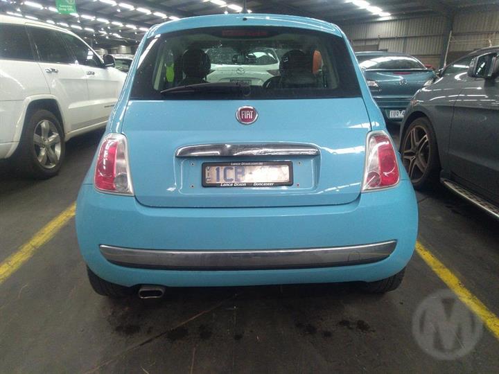 2014 FIAT 500 LH SIDE, 03/08- 735452612 SUNVISOR