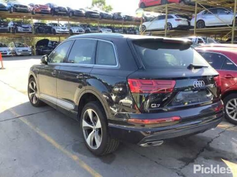 2016 AUDI Q7 4M, POWER FOLD, W/ LANE ASSIST & CAMERA TYPE, 09/15-03/20 4M2857409L LEFT DOOR MIRROR