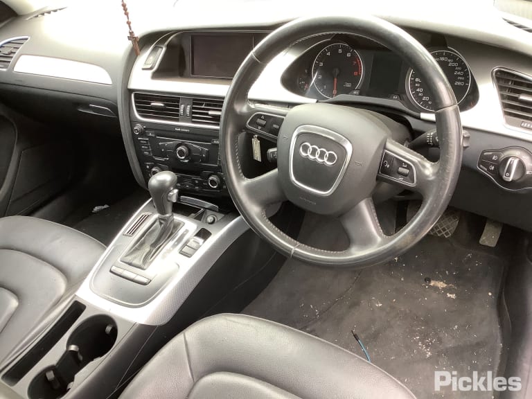 2012 AUDI A4 RH FRONT, SEAT BELT ONLY, B8 8K, 02/08-01/16  SEAT BELT STALK