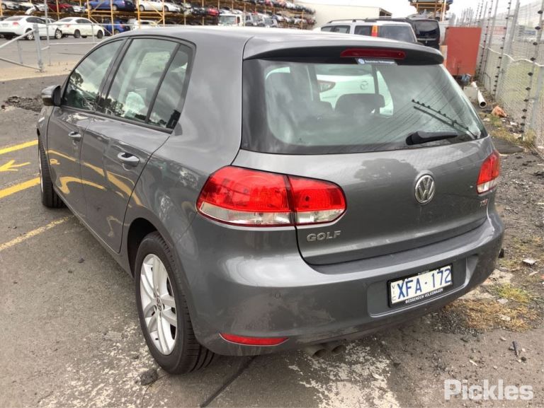 2009 VOLKSWAGEN GOLF GEN 6, HATCH, STANDARD TYPE, 12/08-03/13 1K0857511B INTERIOR MIRROR