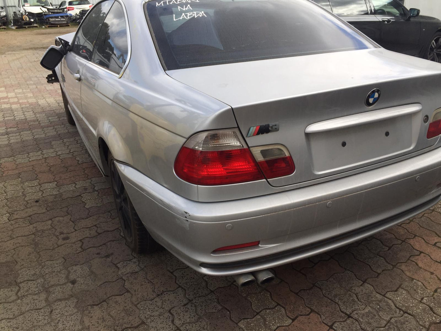 2003 BMW 3 SERIES E46, COUPE, STANDARD TYPE, CLEAR FLASHER, 06/99-03/03 63218364726 RIGHT TAILLIGHT