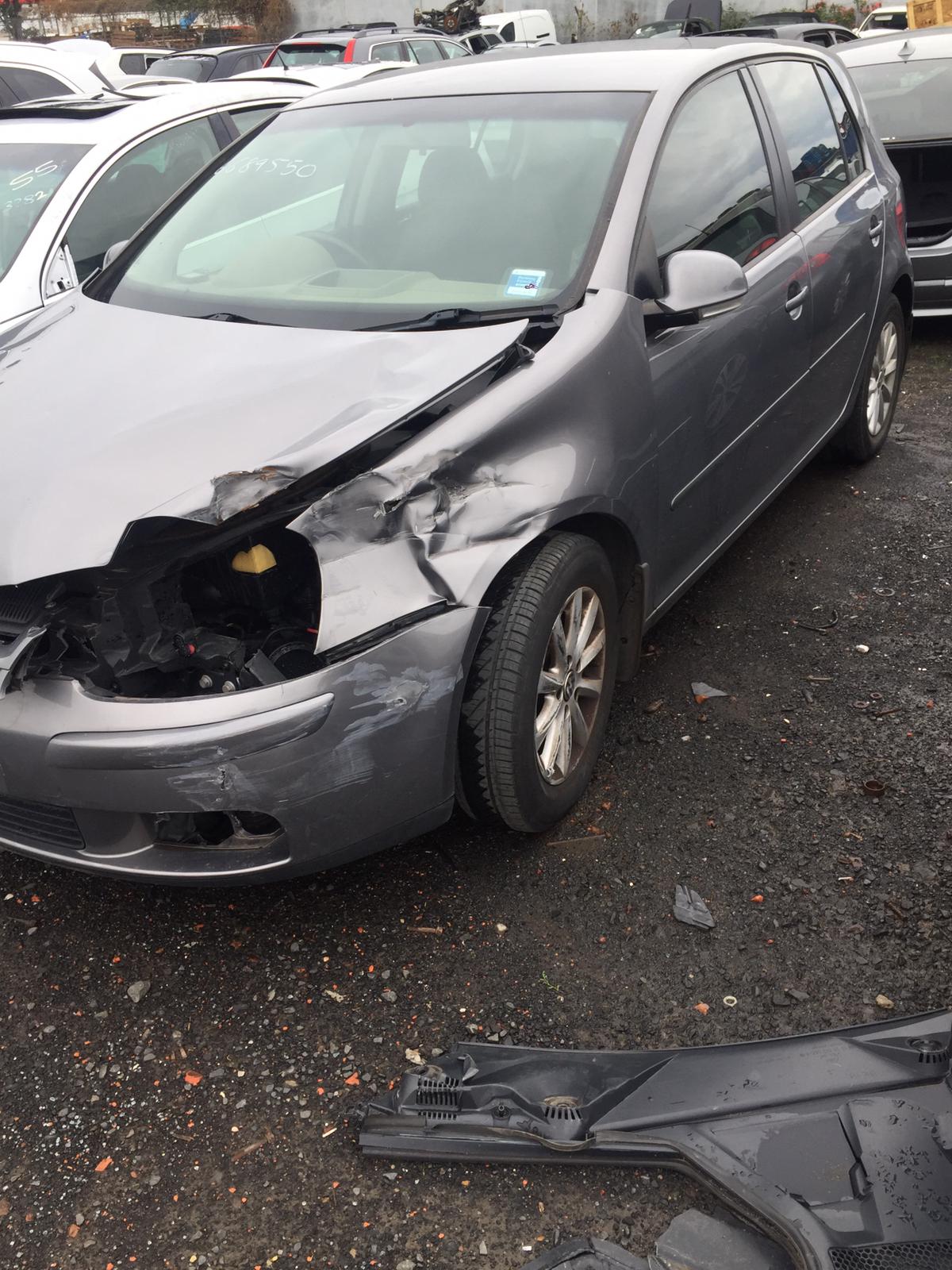 2008 VOLKSWAGEN GOLF GEN 5, HALOGEN, CHROME INSERT TYPE, 07/04-02/09 1K6941030AA RIGHT HEADLAMP