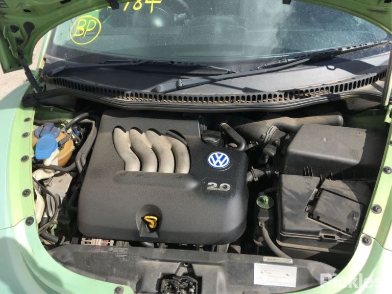 2001 VOLKSWAGEN BEETLE ON PLASTIC MODULE P/N 1C0907379C, ON MOTOR P/N 1J0614117E, 10/00-09/05 1J0614117E ABS PUMP MODULATOR