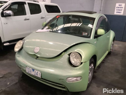 2000 VOLKSWAGEN BEETLE LH FRONT, SEAT BELT ONLY, 9C, 01/00-09/05 1C1857705D SEAT BELT STALK