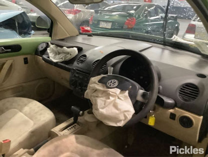 2000 VOLKSWAGEN BEETLE LH FRONT, SEAT BELT ONLY, 9C, 01/00-09/05 1C1857705D SEAT BELT STALK