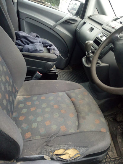 2010 MERCEDES VITO 639, DOOR REGULATOR ONLY, 05/04-02/15 A6399002900 LEFT FRONT WINDOW REG MOTOR