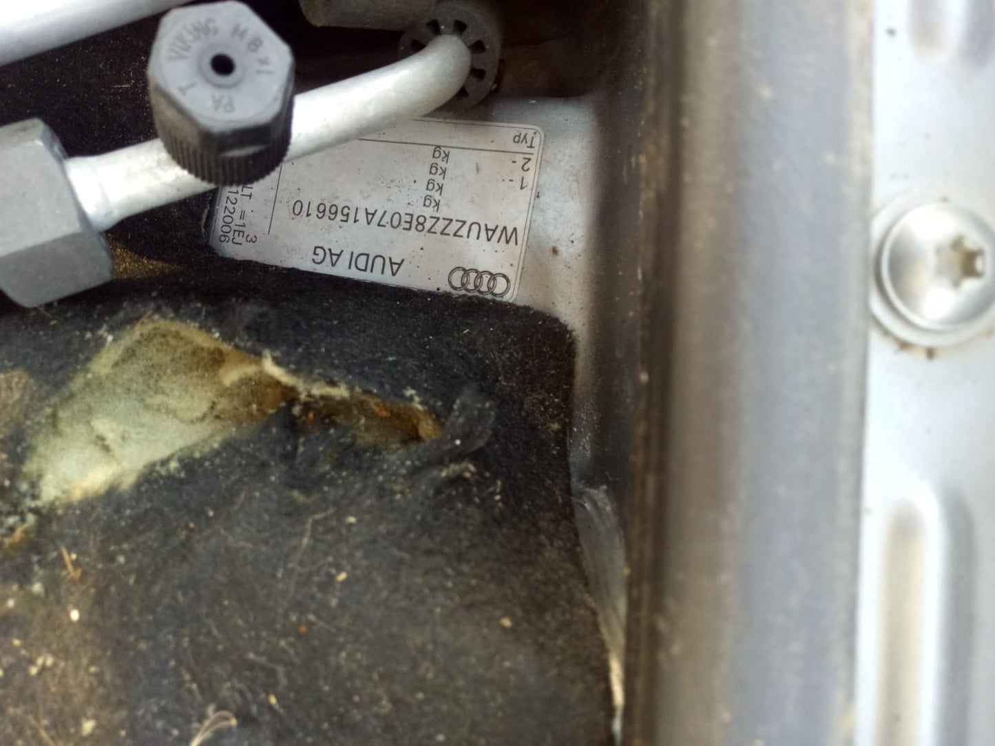 2007 AUDI A4 DIESEL, 2.0, BOSCH 140AMP, B7, 08/04-09/08 06B906019AB ALTERNATOR