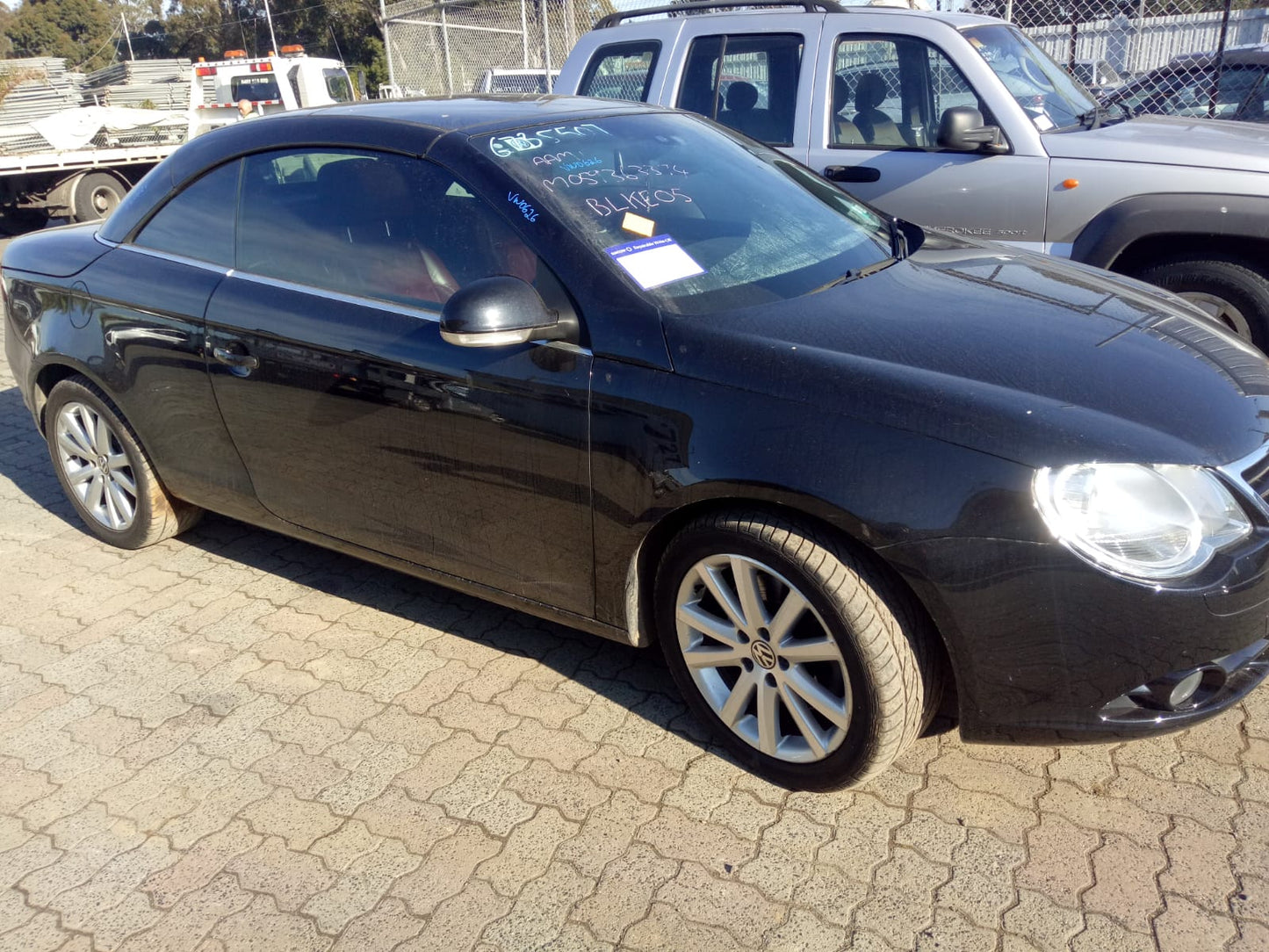 2007 VOLKSWAGEN EOS 1F, VALEO P/N F995428E, W/ CLIMATE CONTROL TYPE, 02/07-12/14 1K2820015H HEATER FAN MOTOR