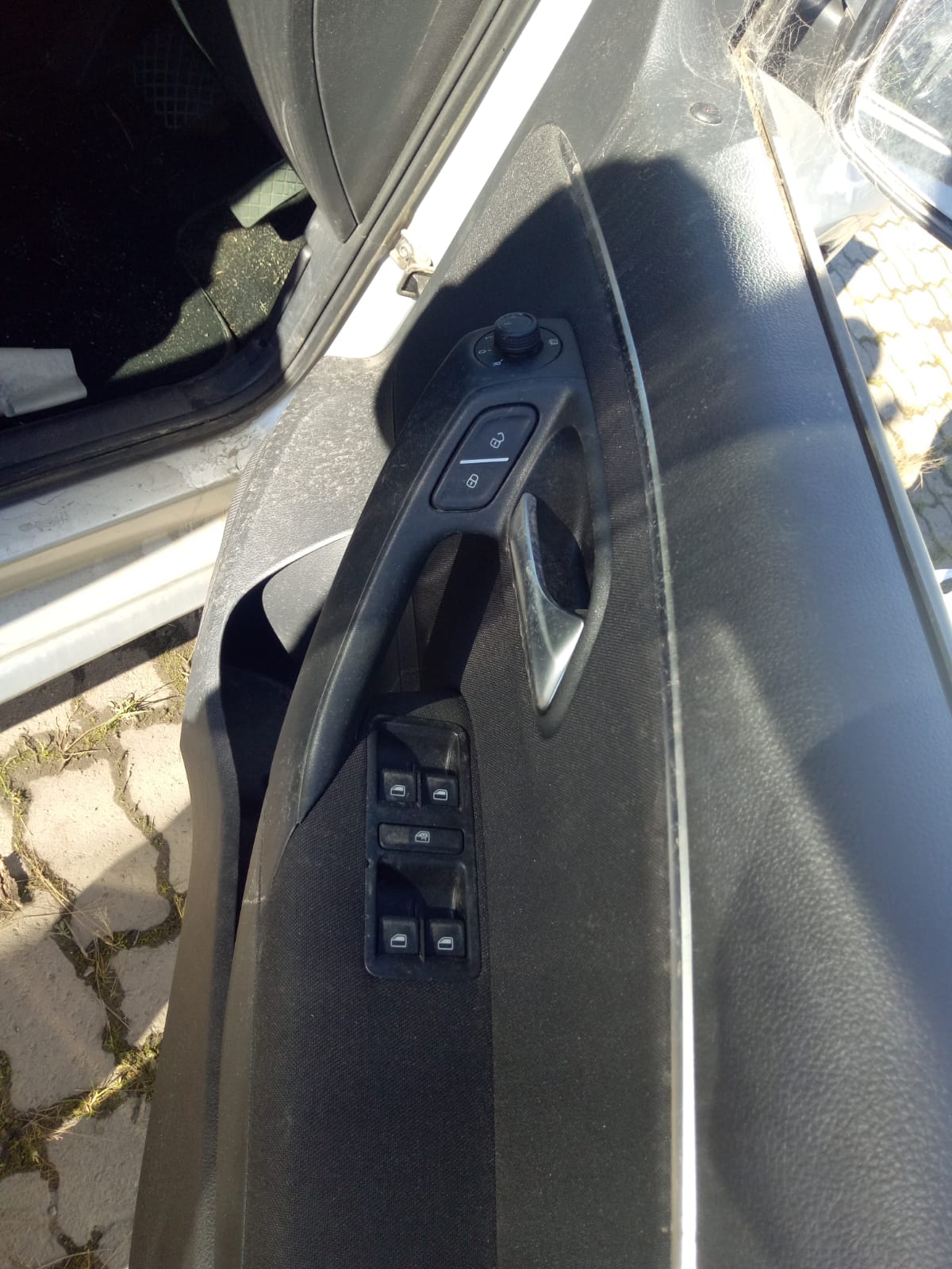 2015 VOLKSWAGEN POLO 6R, HEATED TYPE, 05/14-09/17 6C2857507B LEFT DOOR MIRROR