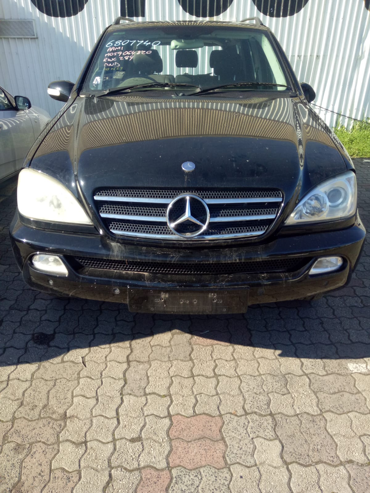 2002 MERCEDES M CLASS W163 (UPDATE) STANDARD 10/01-08/05 A1638204761 LEFT HEADLAMP