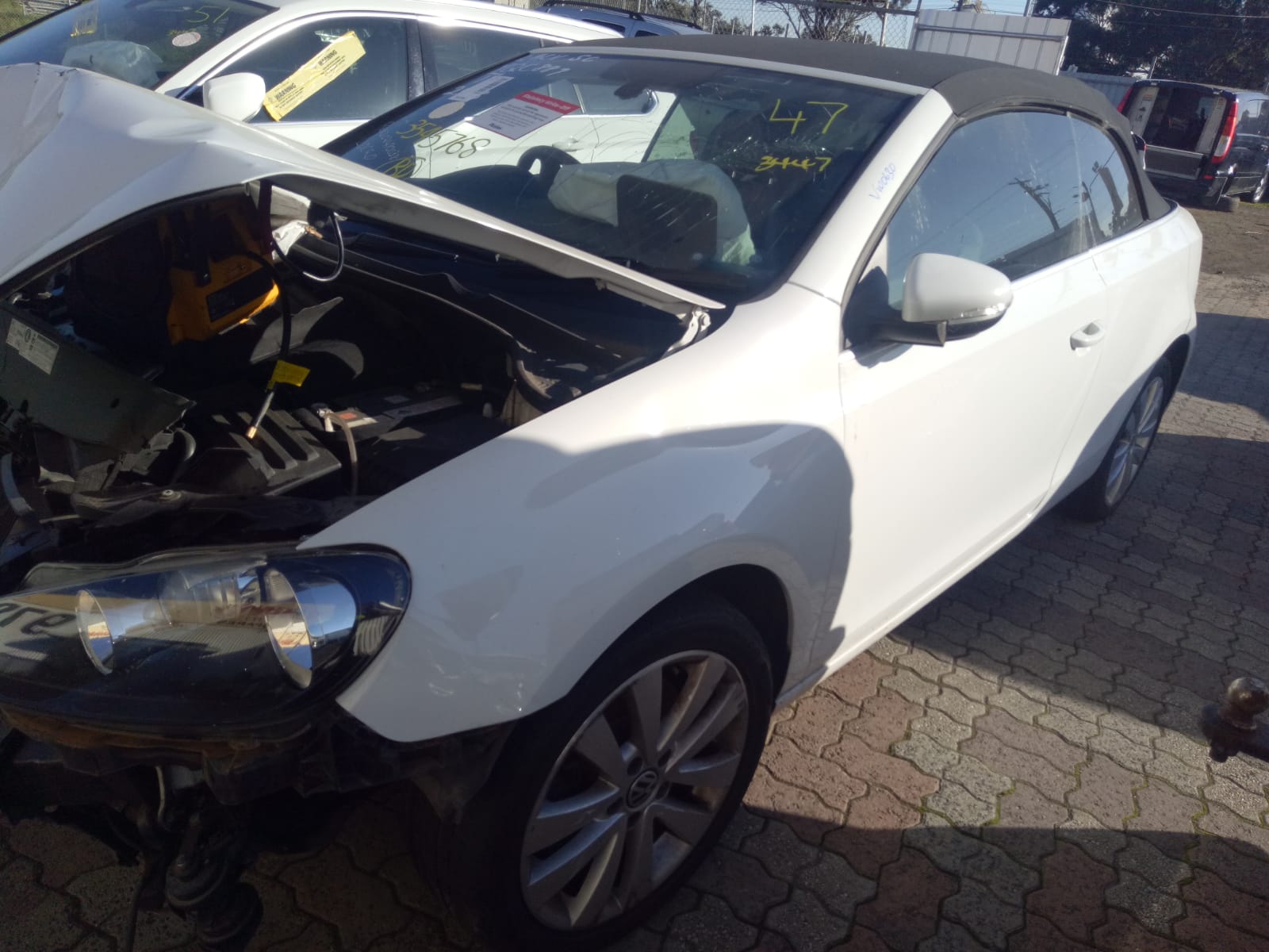 2011 VOLKSWAGEN GOLF GEN 6, CABRIO, 07/11-01/16  5K7807417BB REAR BUMPER