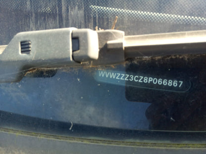 2009 VOLKSWAGEN PASSAT 3C/MK6 B6, MANUAL FOLD (6XN), 03/06-09/10 3C2857508CJ RIGHT DOOR MIRROR