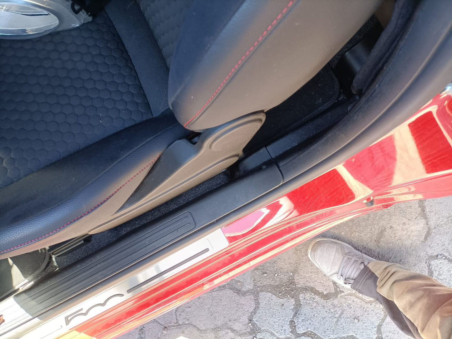 2014 FIAT 500 RH SIDE, 03/08- 735643370 SUNVISOR