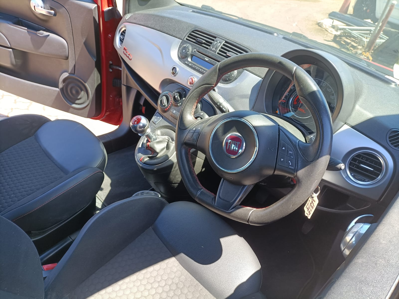 2014 FIAT 500 LH SIDE, 03/08- 735481442 SUNVISOR