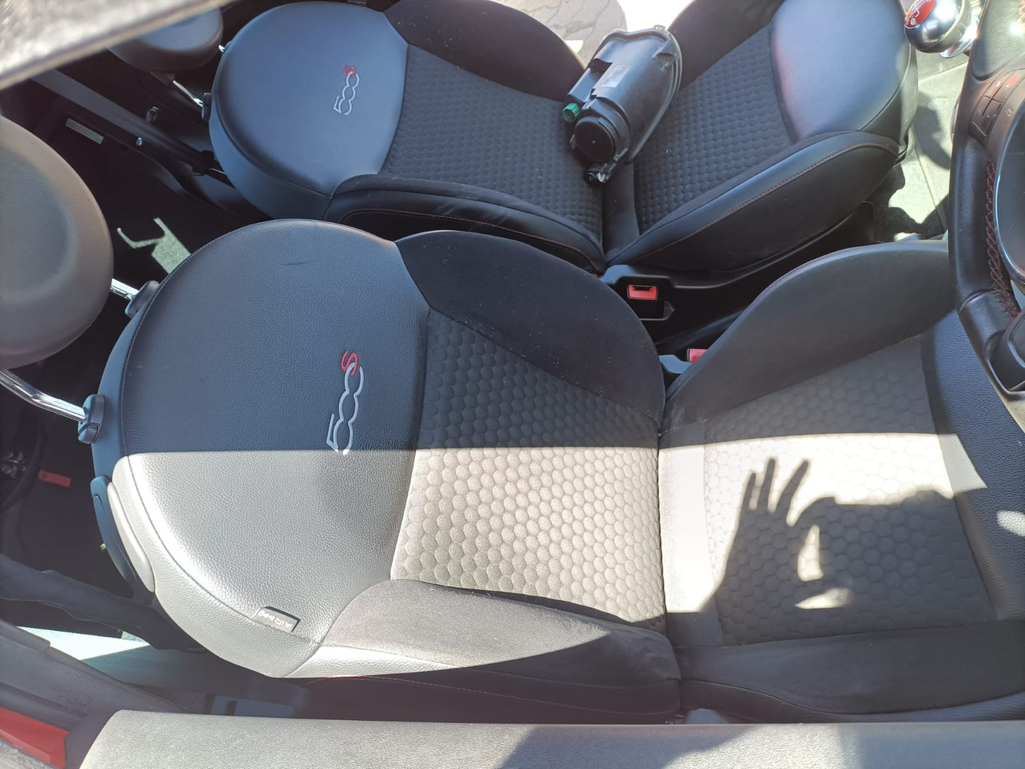 2014 FIAT 500 RH SIDE, 03/08- 735643370 SUNVISOR